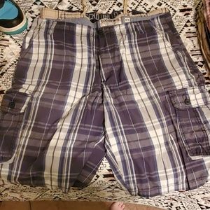 Ecko unlimited linen cargo shorts